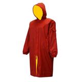 Adoretex Unisex Water Resistant Swim Parka for Adult and Kids (PK005C) - Red/Yellow - Adult-M