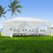 SalonMore 10 x 20 Party Tent Wedding Canopy Patio Tent Pavilion w/6 Side Walls 2 Doors