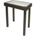 Carolina Classics Karsyn Wicker Outdoor Counter Height Bar Table in Brown