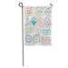 SIDONKU Delivery Visa Stamps That Put at Airport by Customs International Garden Flag Decorative Flag House Banner 28x40 inch