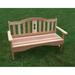 Creek Vine Designs WF8102CVD 2 ft. Cedar Keyway Garden Bench