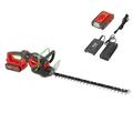 Henx 24-inch 40V Cordless Hedge Trimmer w/ Charger & Battery
