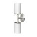 Latitude II Double Sconce Satin Nickel