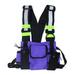 DABOOM Chest Bag for Men Chest Rig Bag Fashion Pack Harness Reflective Utility Light Bags for Men Women Night Running Hiking Jogging Walking