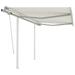 Suzicca Manual Retractable Awning with Posts 9.8 x8.2