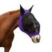 Derby Originals UV-Blocker Extra Comfort Soft Mesh Lycra Horse Fly Mask with Ears with One Year Warranty- Purple Pony Sized