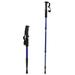 ESTINK Walking Stick Outdoor Portable Walking Pole Telescopic Adjustable Elderly Hiking Walking Stick Blue Adjustable Hiking Pole