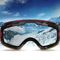 Yirtree 1Pc HX06 Ski Goggles Lenses Double-layer Comfortable to Wear Snow Blindness Proof UV Protection Snowboard Goggles Lenses Replacement for Snow Ski