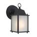 Yosemite Home Decor FL5009BL Tara 4.5-Inch One-Light Fluorescent Exterior Sconce Black