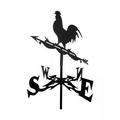 Weather Vane roof mount weathervane cast iron weather vanes black wind vane garden yard ornament cupola direction indicator windmill cottage metal art craft wind direction barn