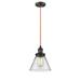 Innovations Lighting 201C Large Cone Large Cone 8 Wide Mini Pendant - MultiColor