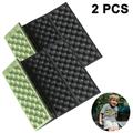 2 Pieces Foldable Seat Cushion Seat Mat Thermal Cushion Waterproof Insulated Cushion Mat for Outdoor Camping Picnic