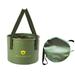 Folding Water Bucket For Camping Fishing Travelling Leakproof Space Saving PVC Clip Mesh Waterproof Portable Wash Basin