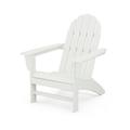 POLYWOOD Vineyard Adirondack Chair in White