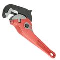 10-inch Chrome Alum Steel Hook Jaw Rapid Grip Pipe Wrench Red