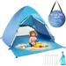 Beach Tent Pop Up Beach Shade UPF 50+ Sun Shelter Instant Portable Tent Umbrella Baby Canopy Cabana for Adults Baby Kids Outdoor Activities Camping Fishing Hiking Picnic