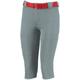 Russell 7S3DBG.BG7.S Girls Low Rise Knicker Length Softball Pant Baseball Grey - Small