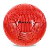 Barocity Kids Soccer Ball - Premium Boys and Girls Soccer Ball for Kids with Reflective Hex Small Soccer Ball for Playtime Training and Games Cool Soft Soccer Ball for All Ages - Red Size 3
