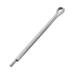Split Cotter Pin - 13/64 inch x 3 5/32 inch (5mm x 80mm) Carbon Steel 2-Prongs Silver Tone 20 Pcs