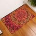 Vintage Floral Floor Door Mat Carpet Non Slip Door Kitchen Bath Mat Indoor Outdoor Rugs