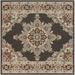 Mark&Day Outdoor Area Rugs 9x9 Lyla Traditional Indoor/Outdoor Black Square Area Rug (8 10 Square)