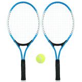 REGAIL 2Pcs Kids Tennis Racket String Tennis Racquets with 1 Tennis Ball and Cover Bag