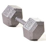 Champion BarbellÂ® 45 lb Solid Hex Dumbbell (SOLD INDIVIDUALLY)