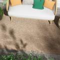 Well Woven Leifen Taupe Indoor / Outdoor Flat Weave Pile Solid Color Pattern Area Rug 5x7 (5 3 x 7 3 )