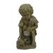 Northlight 12.25 Solar Powered LED Lighted Boy with Turtle Outdoor Garden Statue