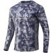 Huk Youth Icon X Refraction Camo Storm X-Small Long Sleeve Hoodie Fishing Shirt