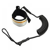 Coiled Leash for Paddle Board Surfboard SUP Leash Leg Rope with Adjustable Thigh Ankle Cuff
