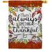 Breeze Decor 28 x 40 in. Always Something Thankful House Flag with Fall Harvest & Autumn Double-Sided Decorative Vertical Flags Decoration Banner Garden Yard Gift