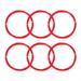 Uxcell 10M High Elastic Nylon Badminton Racket Racquet String Red 6 Pack
