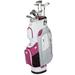 Cobra FLY-XL Womens Golf Set-Silver Plum-RH-Cart Bag