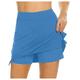 YUEHAO Skirts For Women Women s Active Performance Skort Lightweight Skirt For Running Tennis Sport (Blue)