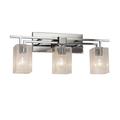 Justice Design Group Fsn-8703-15-Seed Aero 3 Light 26 Wide Vanity Light - Chrome