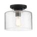 Designers Fountain - One Light Semi-Flush Mount - Logan - One Light Semi-Flush