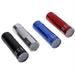 Buytra Mini Aluminum UV Ultra Violet 9 Led Flashlight Torch Light Lamp