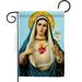 Breeze Decor G153095-BO Prayer to Our Lady Religious Faith Double-Sided Decorative Garden Flag Multi Color