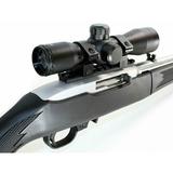 Hunting Rifle Scope Mildot Reticle w-Rings black anodize finish 4x32 for Ruger 10 22 rifle.