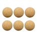6Pieces Cork Foosballs for Standard Foosball Tables & Classic Tabletop Soccer Game Balls