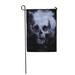 SIDONKU Evil with Bull Skull Horror for Halloween and Movie Project Scary Head Ghost Garden Flag Decorative Flag House Banner 28x40 inch