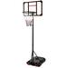 CozyBox Version 2 Basketball Hoop For Kids with Clear Backboard - Portable / Height Adjustable (6.5ft - 8ft) Sports Backboard System Stand w/ Wheels Backyard Toy