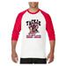 MmF - Mens Raglan Sleeve Baseball T-Shirts up to Size 3XL - Tackle Breast Cancer