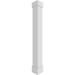 Ekena Millwork 12 W x 9 H Premium Square Non-Tapered Smooth PVC Endura-Craft Column Wrap Kit Mission Capital & Base