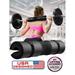 Gym Foam Barbell Pad for Hip Thrust Squat & Lunges Black 17x3.5 Inch by Mata1-USA