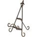 Bard s Antique Gold-toned Wrought Iron Easel Fleur de Lis 11 H x 7.75 W x 8.5 D Pack of 2