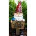 Whimsical Festive Garden Mr Gnome And Bluebird With Love Grows Here Sign Statue