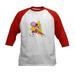 CafePress - Power Rangers Pink Ranger De Kids Baseball T Shirt - Kids Cotton Baseball Jersey 3/4 Sleeve Shirt