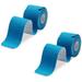 Tape Precut Athletic Kinesiology Tape for Muscle & Joints-Physical Therapy Tape for Knee Ankle Shoulder Back Plantar Fasciitis-Blue